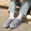 imageDREAM PAIRS Womens Platform Slippers Genuine Suede Slipon Warm FuzzyEasy Autumn Winter Fluffy Comfy Furry Shoes for Outdoor IndoorLight Blue