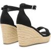 imageDREAM PAIRS Womens Platform Wedges Sandals Comfortable Open Toe Espadrilles Sandals Dressy Buckle Ankle Strap Summer ShoesBlack