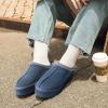 imageDREAM PAIRS Womens Slippers for Women Genuine Suede Platform Slipon Warm Slippers Winter Fluffy Warm Comfy Furry Shoes for Outdoor Indoor FuzzyEasyDark Blue