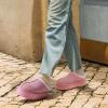imageDREAM PAIRS Womens Slippers for Women Genuine Suede Platform Slipon Warm Slippers Winter Fluffy Warm Comfy Furry Shoes for Outdoor Indoor FuzzyEasyPink