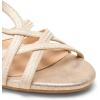 imageDREAM PAIRS Womens Strappy Wrapped Dressy Wedge Sandals Comfortable Low Heel Casual Summer ShoesGold