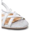 imageDREAM PAIRS Womens Strappy Wrapped Dressy Wedge Sandals Comfortable Low Heel Casual Summer ShoesSilver