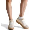 imageDREAM PAIRS Womens Tennis Sneakers Walking Casual LaceUp Footwear Comfortable Fashion Sneakers ShoesBeige