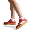 imageDREAM PAIRS Womens Tennis Sneakers Walking Casual LaceUp Footwear Comfortable Fashion Sneakers ShoesRed