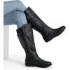 imageDREAM PAIRS Womens Wide Calf Knee High Boots Fashion Faux FurLined Winter BootsBlack