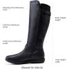 imageDREAM PAIRS Womens Wide Calf Knee High Boots Fashion Faux FurLined Winter BootsBlack