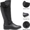 imageDREAM PAIRS Womens Wide Calf Knee High Boots Fashion Faux FurLined Winter BootsBlack