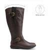 imageDREAM PAIRS Womens Wide Calf Knee High Boots Fashion Faux FurLined Winter BootsSummitwidecalfbrown