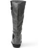 imageDREAM PAIRS Womens Wide Calf Knee High Boots Fashion Faux FurLined Winter BootsSummitwidecalfgrey