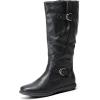imageDREAM PAIRS Womens Wide Calf Knee High Boots Fashion Faux FurLined Winter BootsWideCalfBlack