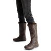 imageDREAM PAIRS Womens Winter Fully Fur Lined Zipper Closure Snow Knee High BootsBrownPu