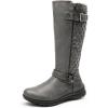 imageDREAM PAIRS Womens Faux Fur Knee High Boot Round Toe Fall Winter BootsGrey
