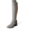 imageDREAM PAIRS Womens Knee High Stretchy Fashion BootsLightGrey