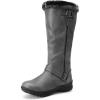 imageDREAM PAIRS Womens Winter Fully Fur Lined Zipper Closure Snow Knee High BootsRabbitgrey Pu