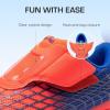 imageDREAM PAIRS Boys Girls Soccer Cleats Firm Ground Kids Youth Athletic Outdoor Football ShoesOrangeBlue