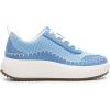imageDREAM PAIRS Women Chunky City Tweed Comfortable Casual Platform Fashion SneakerBlueknit