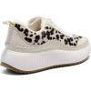 imageDREAM PAIRS Women Chunky City Tweed Comfortable Casual Platform Fashion SneakerLeopard