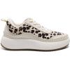imageDREAM PAIRS Women Chunky City Tweed Comfortable Casual Platform Fashion SneakerLeopard