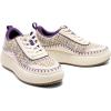 imageDREAM PAIRS Women Chunky City Tweed Comfortable Casual Platform Fashion SneakerWhitePurple