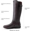 imageDREAM PAIRS Womens Faux FurLined Knee High Winter Boots Fall Tall BootsTracewidecalfbrown