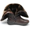 imageDREAM PAIRS Womens Knee High Boots Thick Faux Fur Lined Winter Snow Warm Boots with ZipperBrownPu