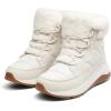 imageDREAM PAIRS Womens Winter Snow Boots Faux Fur Waterproof Ankle Booties Zaylee Ladies Comfortable Short Boots OutdoorOffwhite