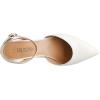 imageDREAM PAIRS Kitten Heels for Women Low Heel Dress Shoes Wedding Dress Closed Toe Pump Shoes LunaWhitePu