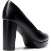 imageDREAM PAIRS Womens Pumps Closed Round Toe Chunky High Heels Platform Work Comfortable Dress Shoes for WomenBlackpu