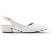 imageDREAM PAIRS Womens Slingback Kitten Low Block Heels Closed Pointed Toe Ankle Strap Elegant Dressy Pumps Wedding Party Dress Shoes for WomenWhite