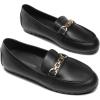 imageDREAM PAIRS Loafers for Women Casual Comfortable Slip On Flat Shoes Lightweight Leisure Work Shoes Comfort Walking ShoesBlackpu