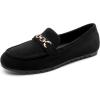 imageDREAM PAIRS Loafers for Women Casual Comfortable Slip On Flat Shoes Lightweight Leisure Work Shoes Comfort Walking ShoesBlacksuede