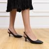 imageDREAM PAIRS Womens Kitten Heel Slingback Pointed Closed Toe Low Stiletto Heels Dress Bridal Elegant Wedding Pumps ShoesBlack