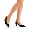 imageDREAM PAIRS Womens Kitten Heel Slingback Pointed Closed Toe Low Stiletto Heels Dress Bridal Elegant Wedding Pumps ShoesBlacknubuck