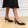 imageDREAM PAIRS Womens Kitten Heel Slingback Pointed Closed Toe Low Stiletto Heels Dress Bridal Elegant Wedding Pumps ShoesBlacksuede1