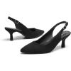 imageDREAM PAIRS Womens Kitten Heel Slingback Pointed Closed Toe Low Stiletto Heels Dress Bridal Elegant Wedding Pumps ShoesBlacksuede1
