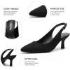 imageDREAM PAIRS Womens Kitten Heel Slingback Pointed Closed Toe Low Stiletto Heels Dress Bridal Elegant Wedding Pumps ShoesBlacksuede1