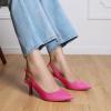 imageDREAM PAIRS Womens Kitten Heel Slingback Pointed Closed Toe Low Stiletto Heels Dress Bridal Elegant Wedding Pumps ShoesHot Pink