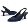 imageDREAM PAIRS Womens Kitten Heel Slingback Pointed Closed Toe Low Stiletto Heels Dress Bridal Elegant Wedding Pumps ShoesNavysuede1