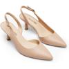 imageDREAM PAIRS Womens Kitten Heel Slingback Pointed Closed Toe Low Stiletto Heels Dress Bridal Elegant Wedding Pumps ShoesNude