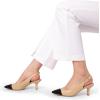 imageDREAM PAIRS Womens Kitten Heel Slingback Pointed Closed Toe Low Stiletto Heels Dress Bridal Elegant Wedding Pumps ShoesNudeBlack