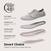 imageBruno Marc Mens KnitFlex Craft Mesh Oxfords Sneakers Casual Dress LaceUp Lightweight Walking Shoes6grey