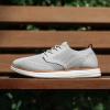 imageBruno Marc Mens KnitFlex Craft Mesh Oxfords Sneakers Casual Dress LaceUp Lightweight Walking Shoes6grey