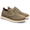 imageBruno Marc Mens KnitFlex Craft Mesh Oxfords Sneakers Casual Dress LaceUp Lightweight Walking Shoes6khaki