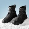 imageBruno Marc Mens Snow Winter Insulated Waterproof Outdoor BootsBlack