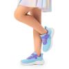 imageDREAM PAIRS Boys Girls Shoes Kids Tennis EZOns FunRun Breathable Running Athletic Sport SneakersBluePurplemesh