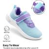imageDREAM PAIRS Boys Girls Shoes Kids Tennis EZOns FunRun Breathable Running Athletic Sport SneakersBluePurplemesh