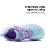 imageDREAM PAIRS Boys Girls Shoes Kids Tennis EZOns FunRun Breathable Running Athletic Sport SneakersBluePurplemesh