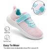imageDREAM PAIRS Boys Girls Shoes Kids Tennis EZOns FunRun Breathable Running Athletic Sport SneakersPinkBluemesh