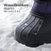 imageDREAM PAIRS Boys ampamp Girls Waterproof Winter Snow Boots for Little KidBig KidNavyFuchsia