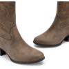 imageDREAM PAIRS Cowboy Boots for Women Mid Calf Cowgirl Boots with Embroidery Round Toe Western Chunky Low Heel ShoesCamel